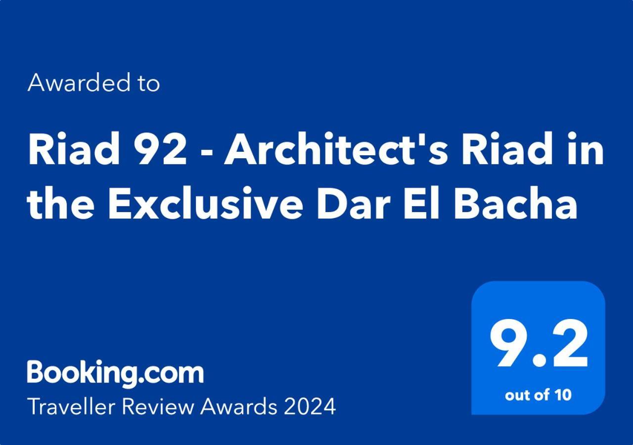 Riad 92 - Architect'S Riad In The Exclusive Dar El Bacha Marrakesh Bagian luar foto
